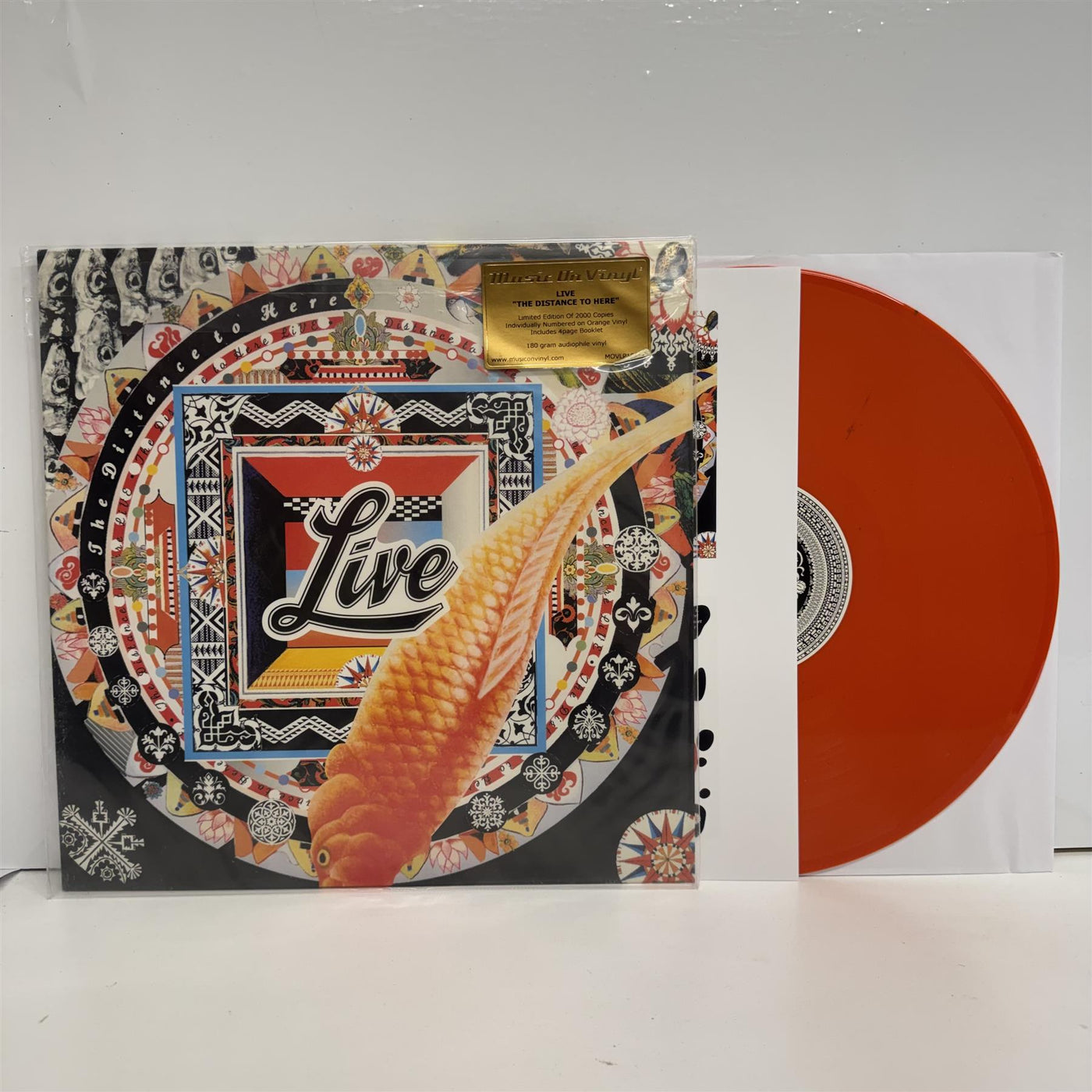 Live - The Distance To Here Limited Edition Orange Vinyl LP