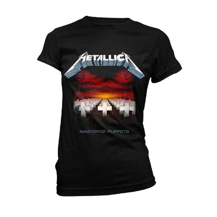 Metallica - Master Of Puppets Tracks (Black) T-Shirt