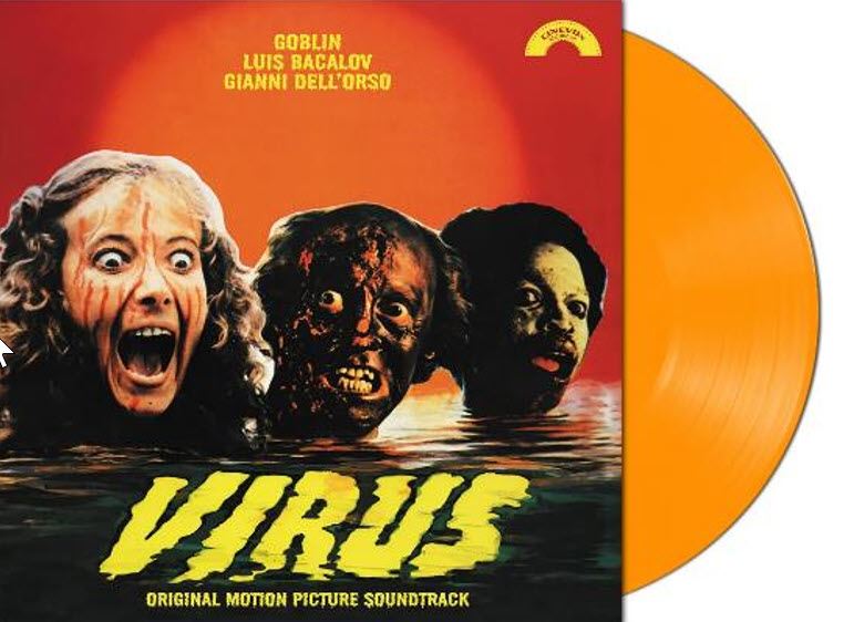 Virus OST - Goblin / Gianni Dell'Orso RSD 2024 Orange Vinyl LP