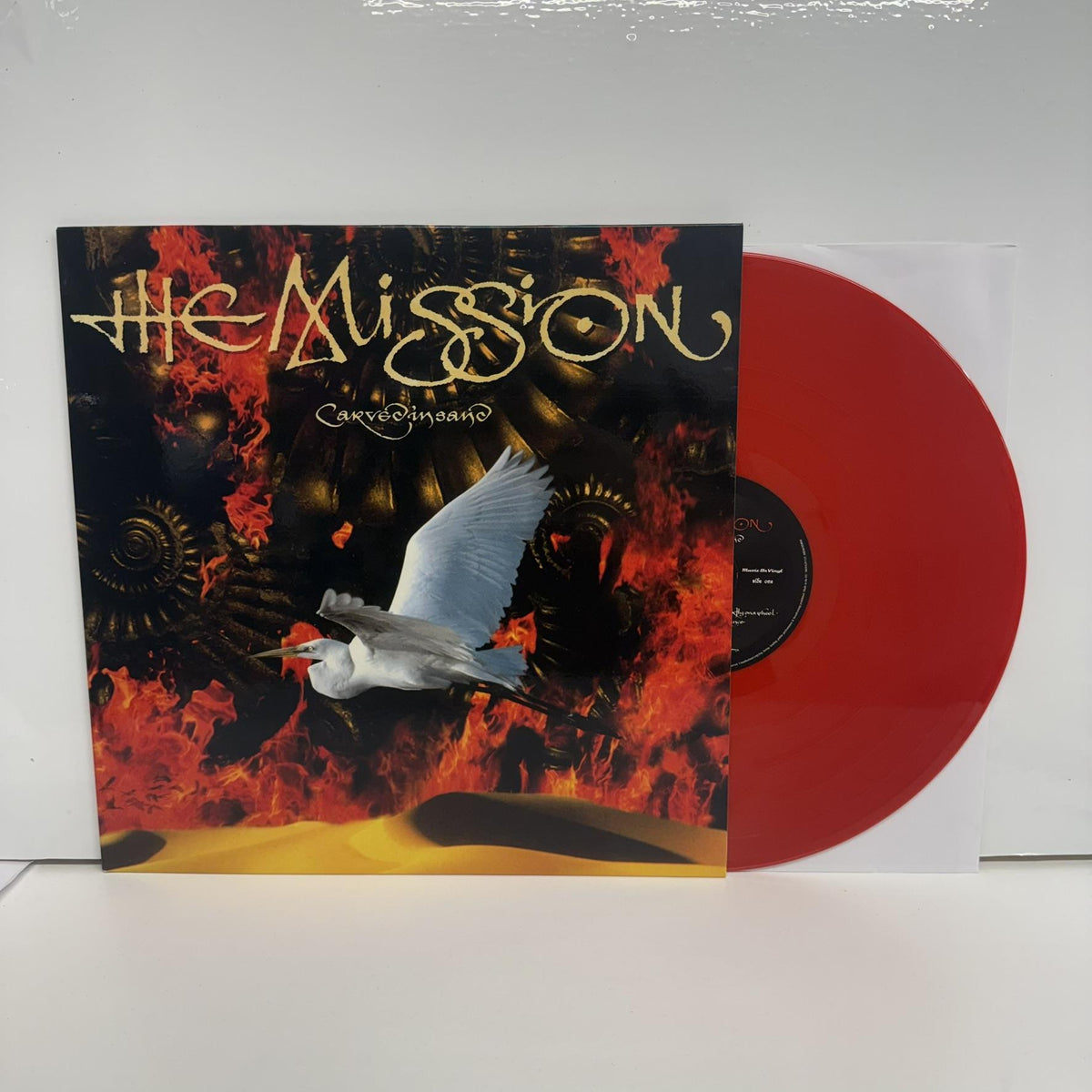 The Mission - Carved In Sand Limited Edition Red Vinyl LP Reissue Numbered