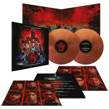 Stranger Things 5 (Original Score - Volume One) - Kyle Dixon & Michael Stein 2x Metallic Bronze Vinyl LP
