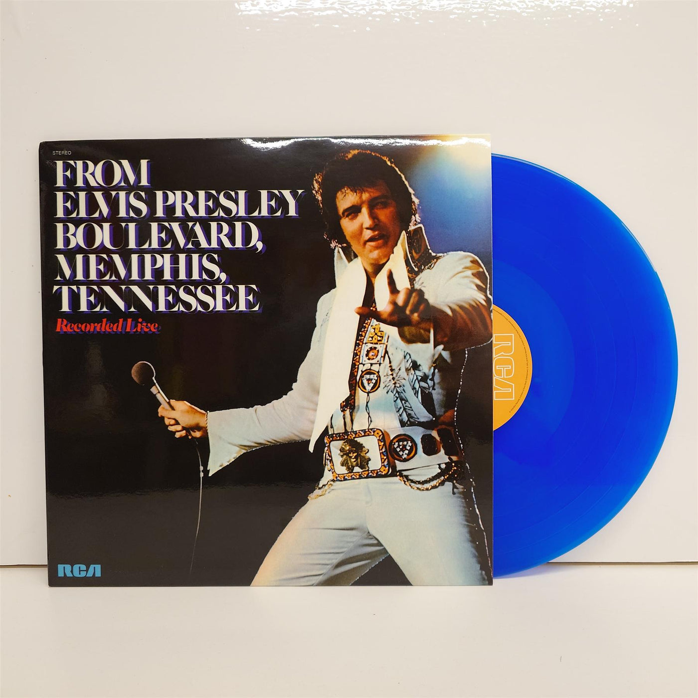 Elvis Presley - From Elvis Presley Boulevard, Memphis, Tennessee Limited Edition 180G Trasparent Blue Vinyl LP Reissue