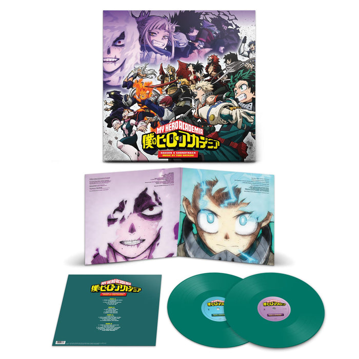 My Hero Academia: Season 6 (Original Series Soundtrack) - Yuki Hayashi 2x Green-Hued Vinyl LP