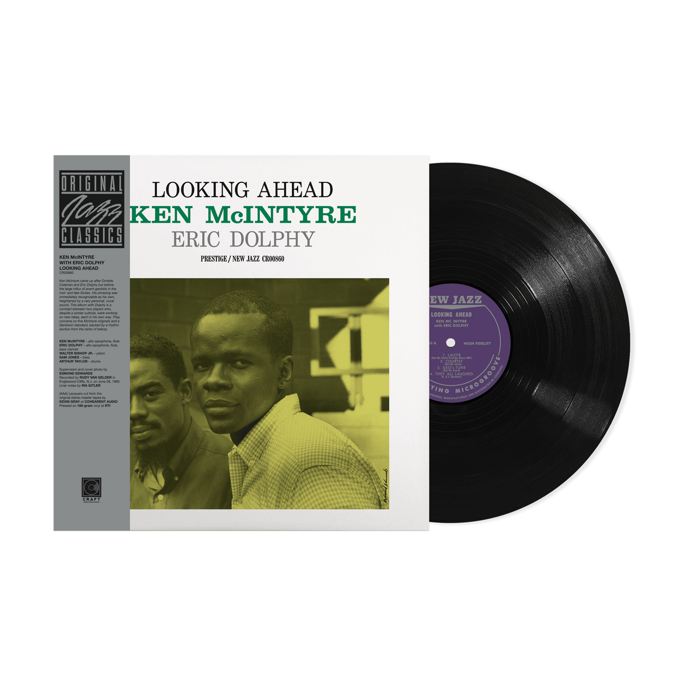Ken McIntyre & Eric Dolphy - Looking Ahead 180G Vinyl LP Reissue