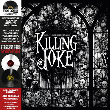 Killing Joke - Live At Lokerse Feesten, 2003 RSD 2024 2x Black / White Vinyl LP +DVD