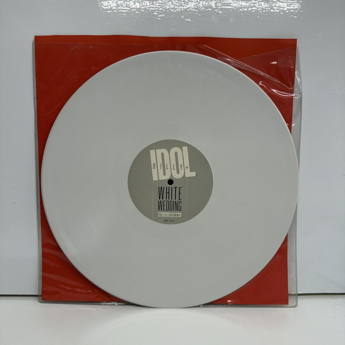 Billy Idol - White Wedding Parts I & II (Shot Gun Mix) / Mega Idol Mix 12" White Vinyl Single