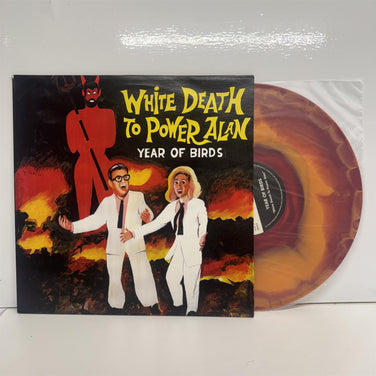 Year Of Birds - White Death To Power Alan Limited Orange and Cola Swirl Vinyl LP