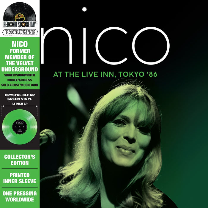 Nico - At The Live Inn, Tokyo '86 RSD 2024 Crystal Clear Green Vinyl LP