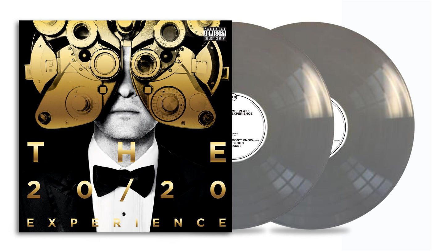 Justin Timberlake - The 20/20 Experience (2 of 2) 2x Silver Vinyl LP Reissue