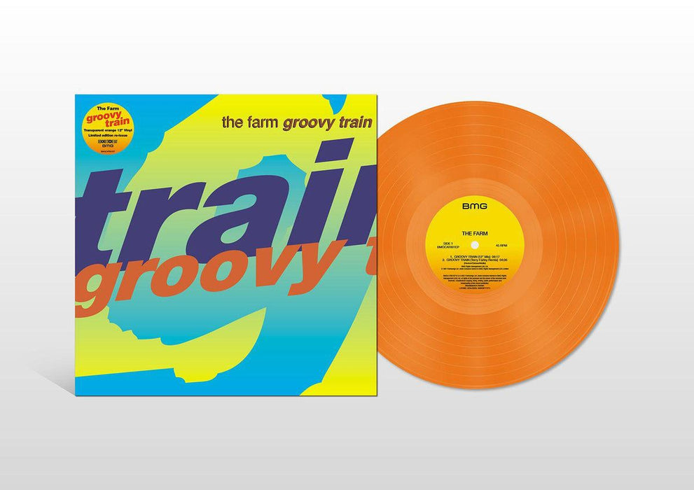 The Farm - Groovy Train Limited Edition Record Store Day Transparent Orange 12"  Single
