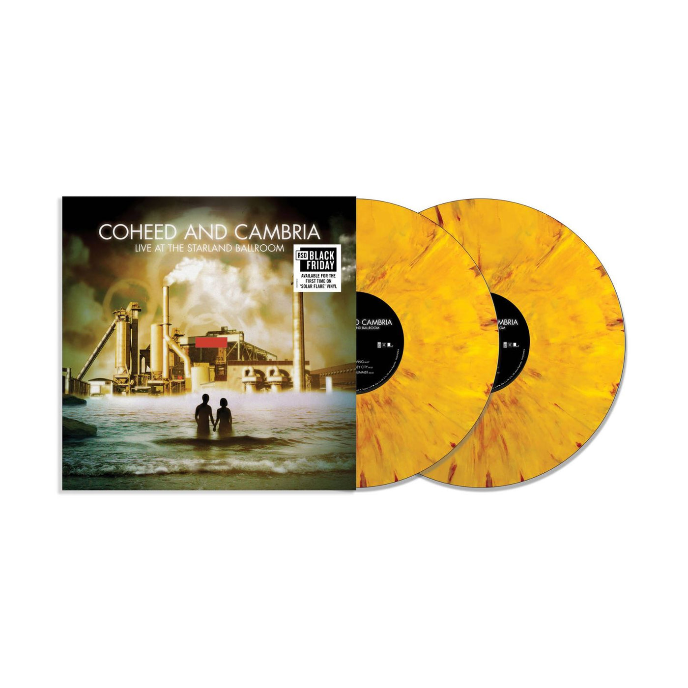 Coheed And Cambria - Live At The Starland Ballroom 2x Yellow with Orange Swirl Vinyl LP