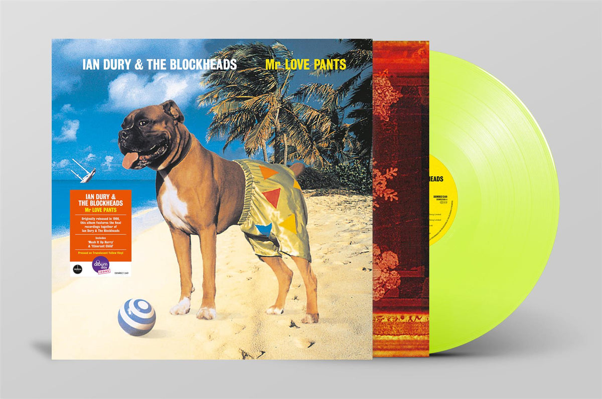 Ian Dury & The Blockheads - Mr. Love Pants National Album Day Translucent Yellow Vinyl LP Reissue
