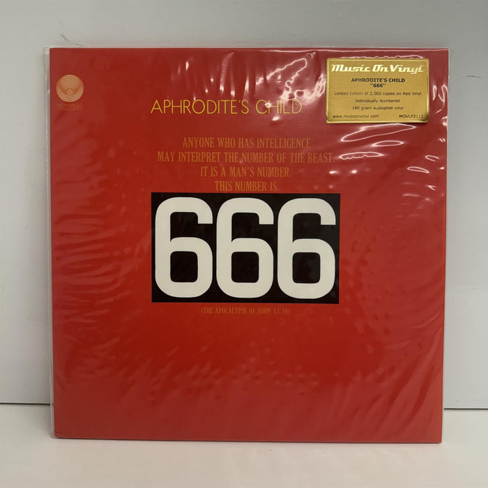 Aphrodite's Child - 666 Limited 2x Red Vinyl LP