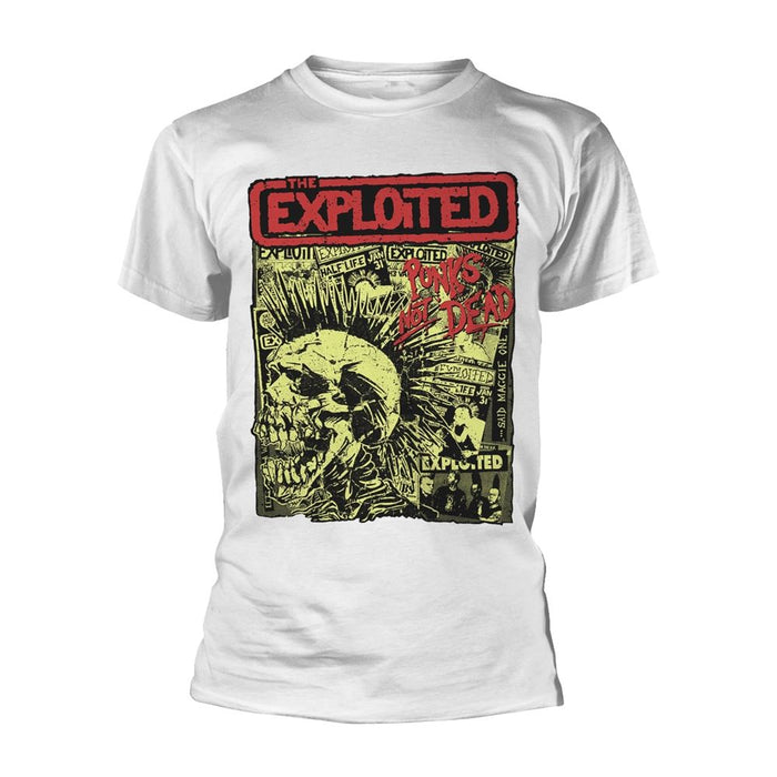 The Exploited - Punks Not Dead (White) T-Shirt