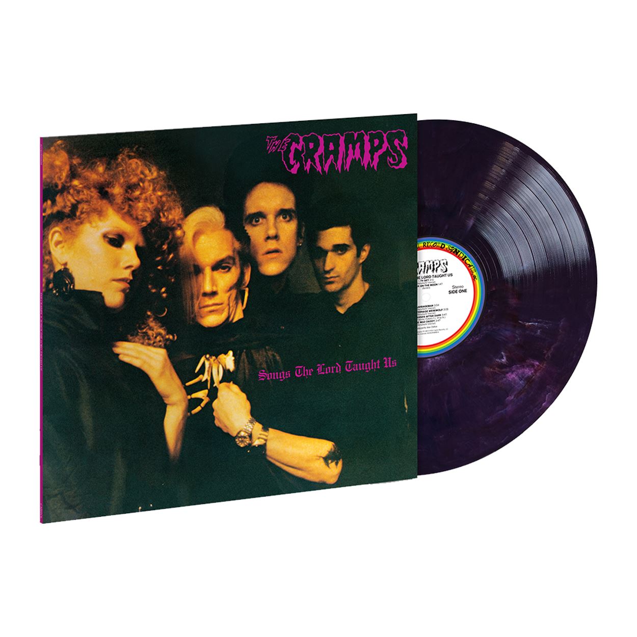 The Cramps - Songs The Lord Taught Us Black & Purple Marbled Vinyl LP Reissue