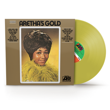 Aretha Franklin - Aretha's Gold National Album Day Transparent Yellow-Green Vinyl LP Reissue