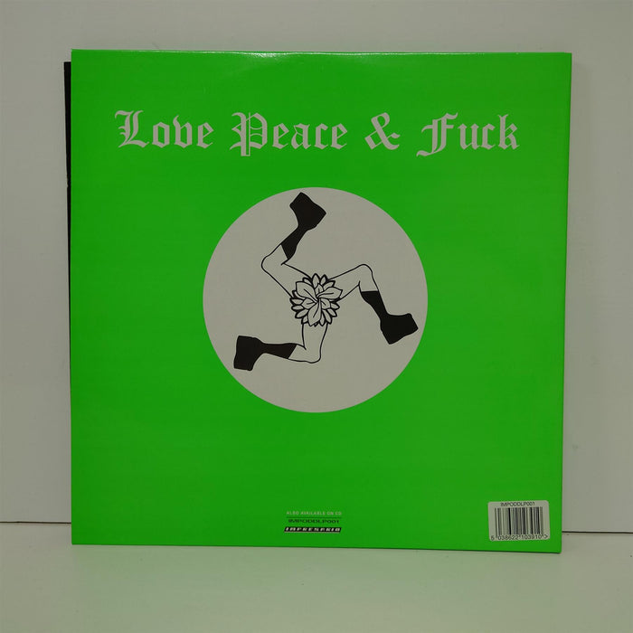 Brain Donor - Love Peace & Fuck 2x Green Swirl Vinyl LP