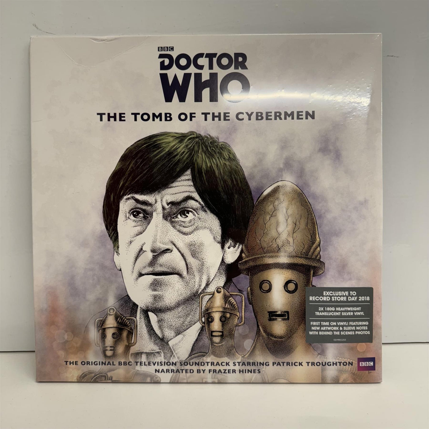The Tomb Of The Cybermen - Doctor Who 2x 180G Translucent Silver Vinyl LP