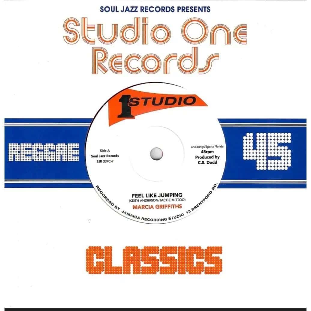 Marcia Griffiths & Dub Specialist - Feel Like Jumping 7" Magenta Vinyl Single Reissue