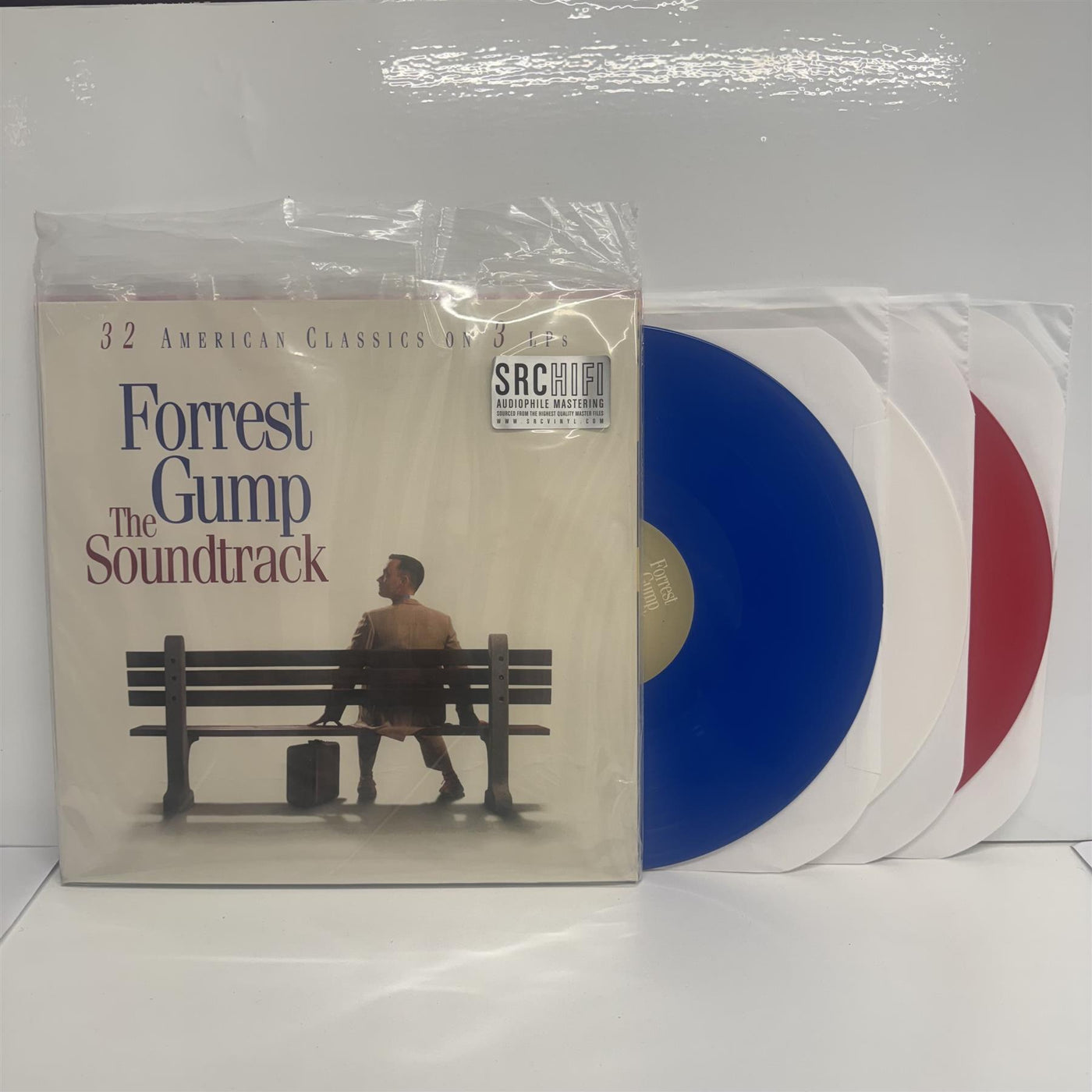 Forrest Gump (The Soundtrack) - V/A Limited Edition 3x Red White & Blue Vinyl LP