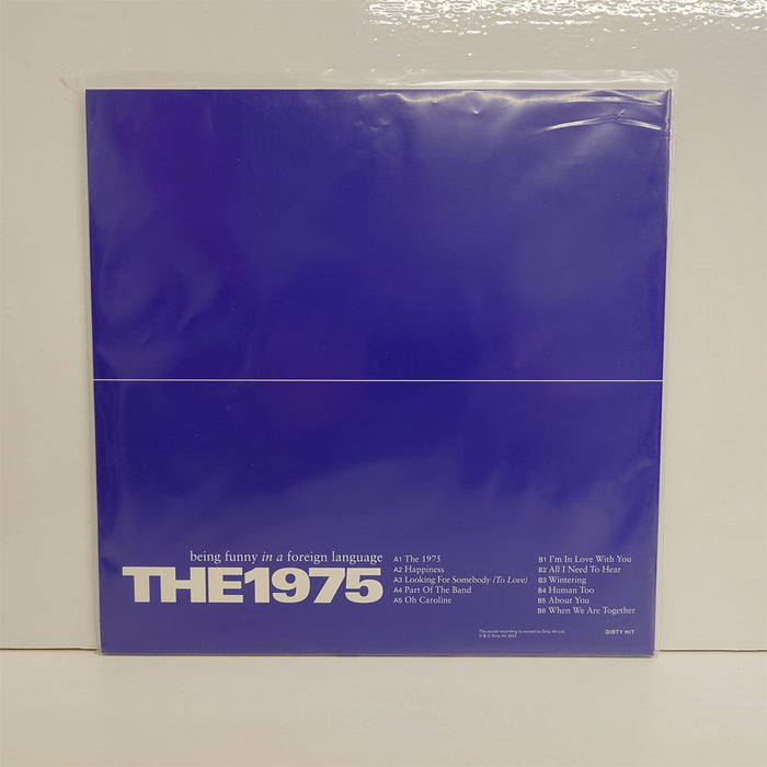 The 1975 - Being Funny In A Foreign Language Clear Vinyl LP