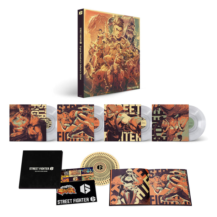 Street Fighter 6 (Original Video Game Soundtrack) - Yoshiya Terayama Limited Edition 4x 180G Crystal Clear Vinyl LP Box Set