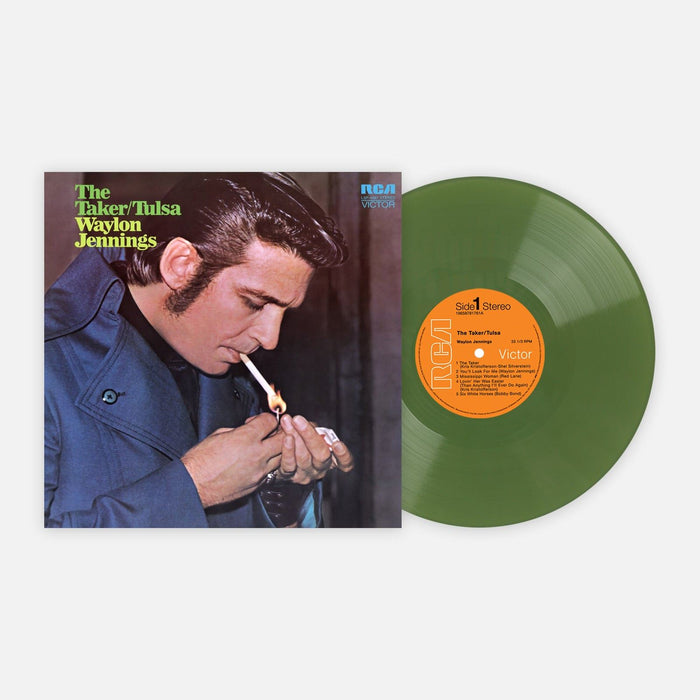 Waylon Jennings - The Taker / Tulsa VMP 180G Olive Green Vinyl LP Reissue