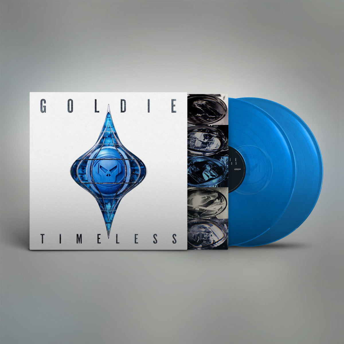 Goldie - Timeless National Album Day 2x Transparent Blue Vinyl LP Reissue