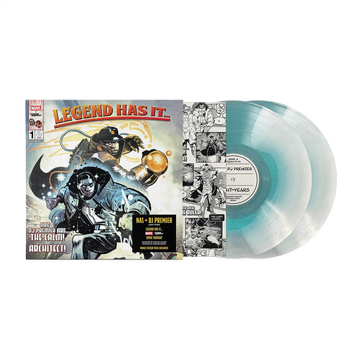 Nas + DJ Premier - Light-Years Marvel Edition 2x Celestial Freeze Vinyl LP Reissue