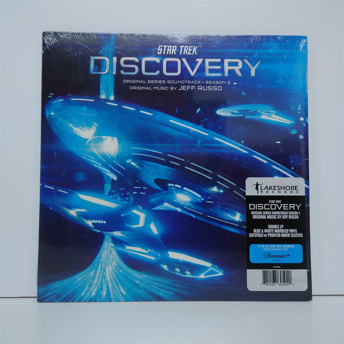 Star Trek: Discovery (Original Series Soundtrack - Season 3) - Jeff Russo 2x Blue & White Marbled Vinyl LP