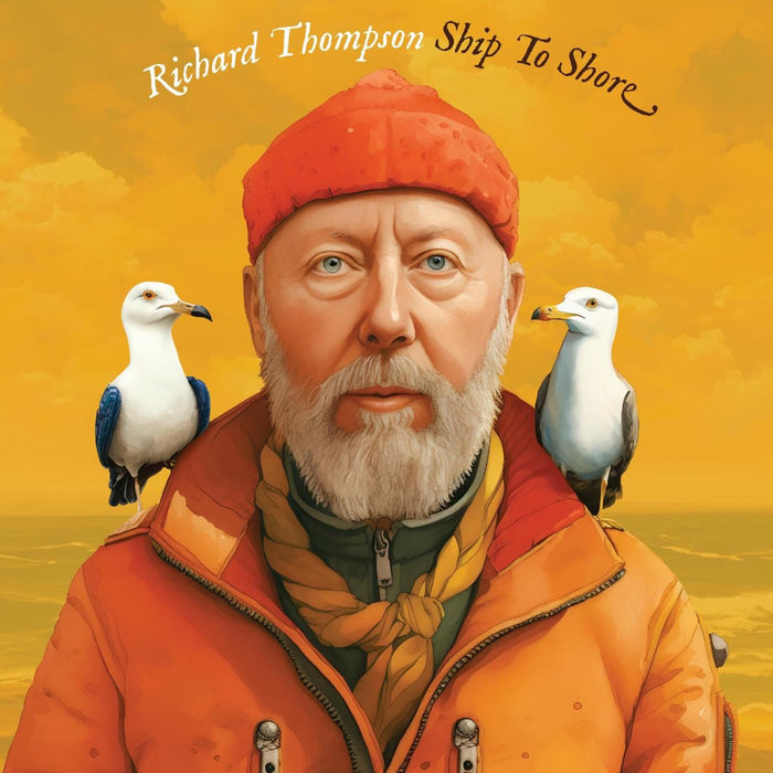 Richard Thompson - Ship To Shore Indies Exclusive 2x Yellow Marbled Vinyl LP Etched D-Side Signed