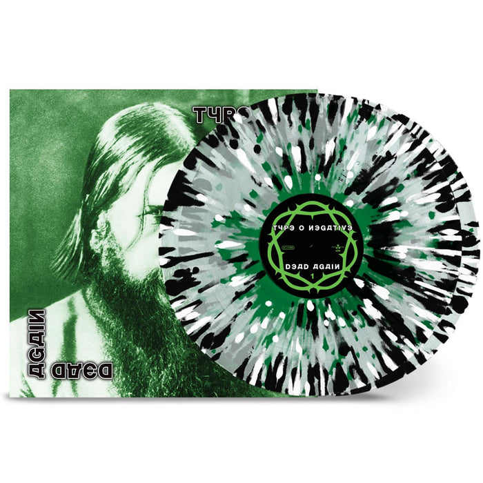 Type O Negative - Dead Again 2x Clear Green With White & Black Splatter Vinyl LP Reissue