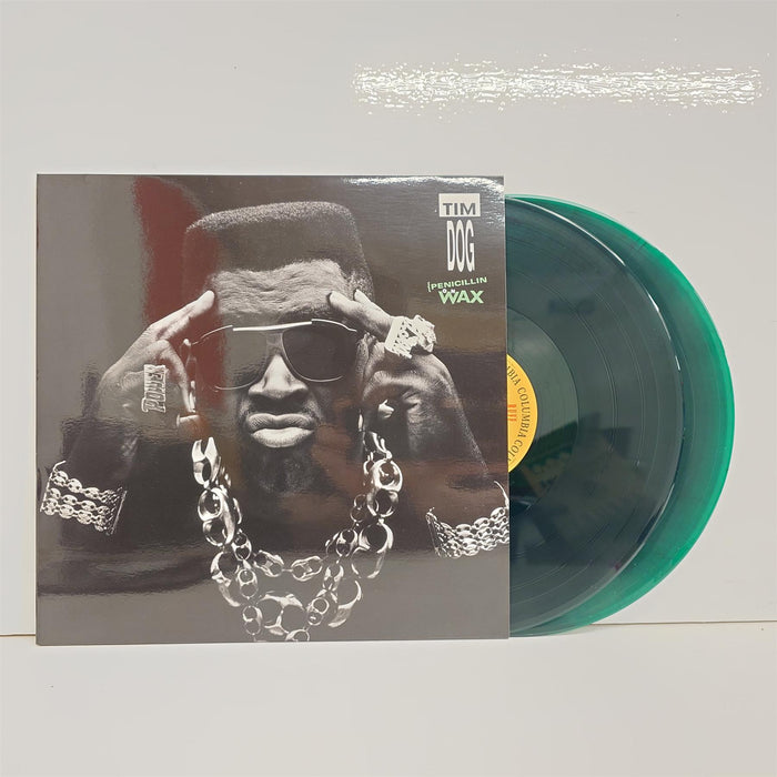 Tim Dog - Penicillin On Wax Limited Edition 2x Transparent Green With Black Vinyl LP Reissue