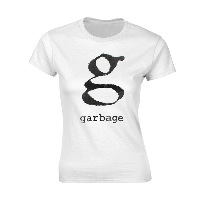Garbage - Logo (White) T-Shirt