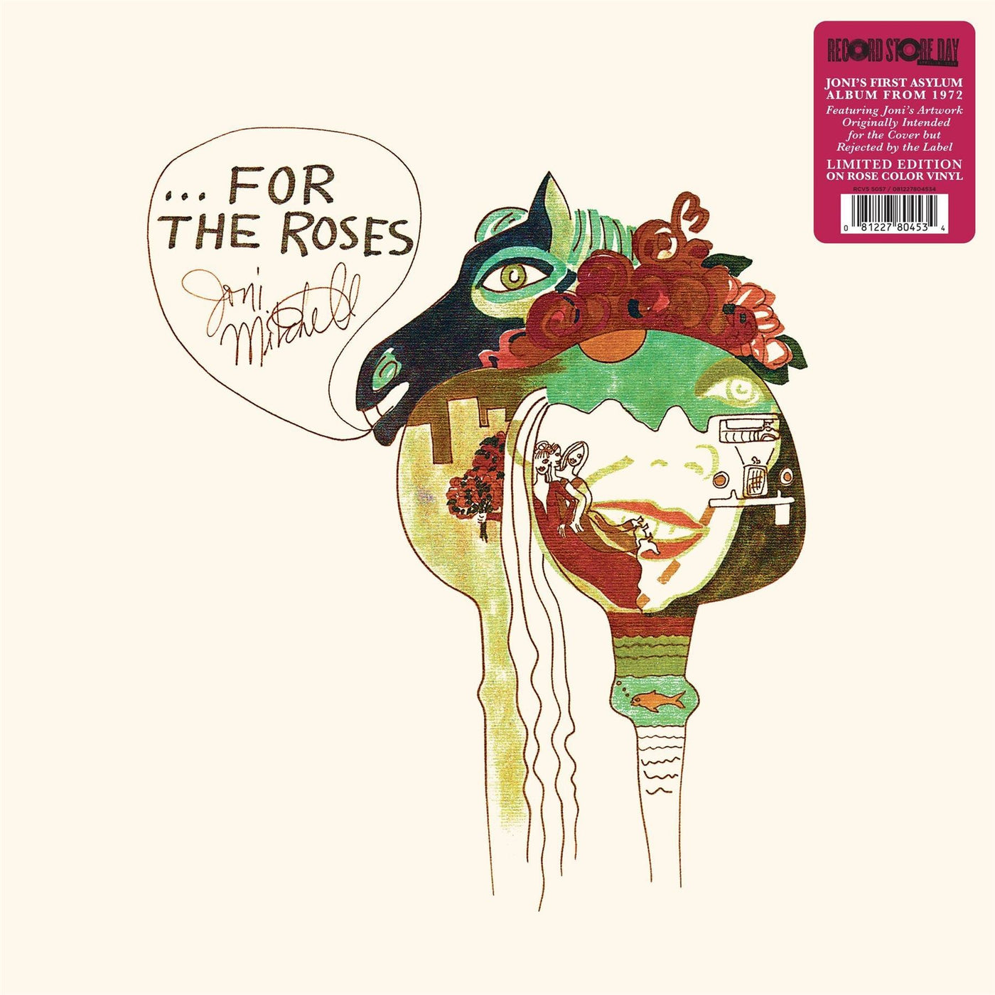 Joni Mitchell - For The Roses RSD 2026 Rose Vinyl LP