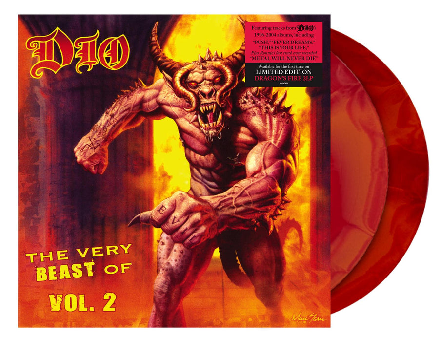 Dio - The Very Beast Of Dio Vol. 2 Limited Edition 2x "Dragon's Fire" Vinyl LP