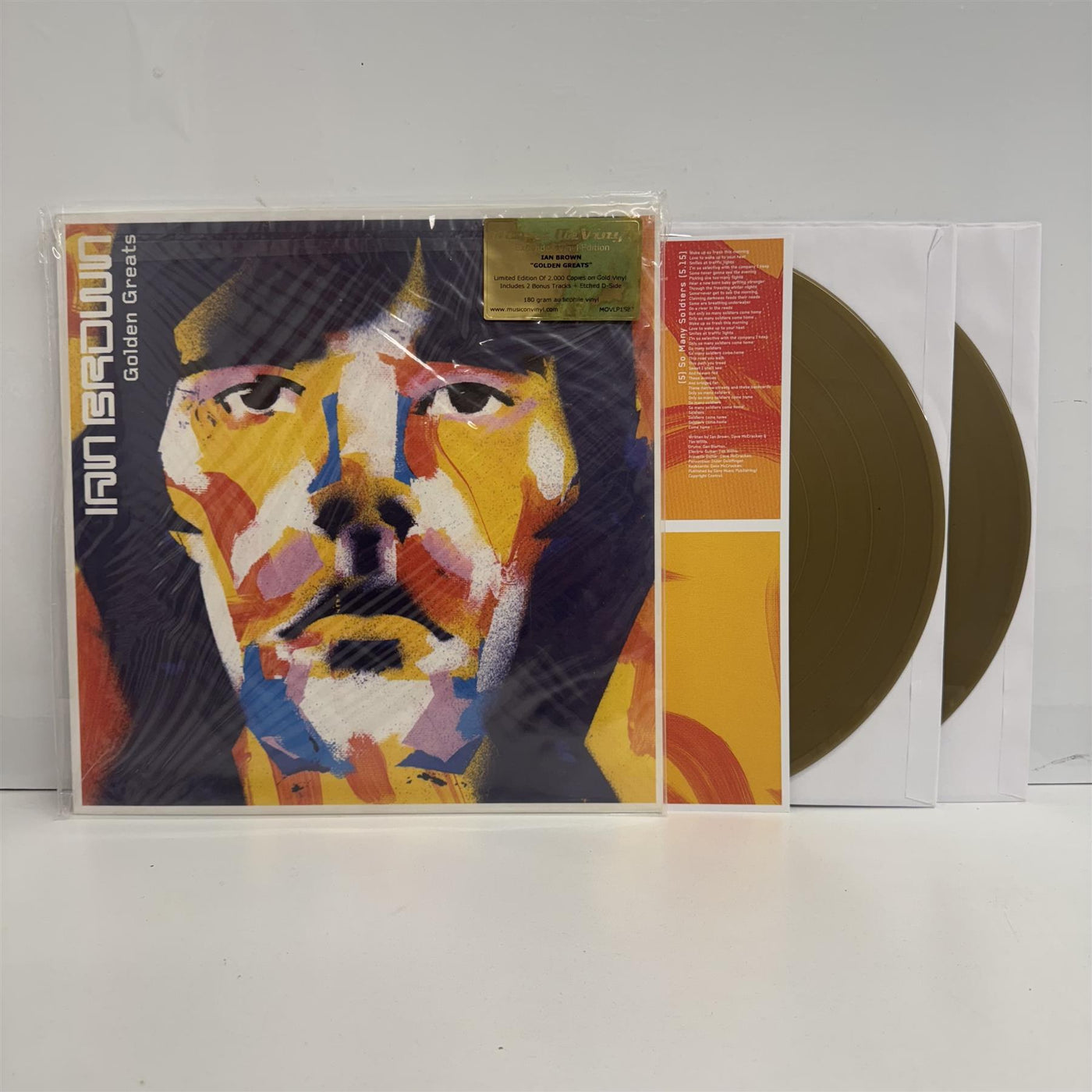 Ian Brown - Golden Greats Limited Edition 2x Gold Vinyl LP