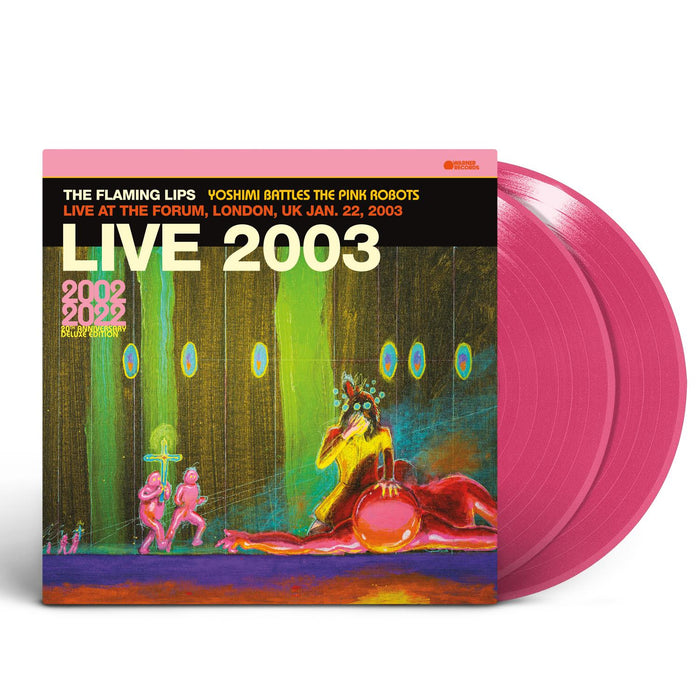 The Flaming Lips - Live at The Forum, London, UK, January 22, 2003 (BBC Radio Broadcast) 2x Pink Vinyl LP