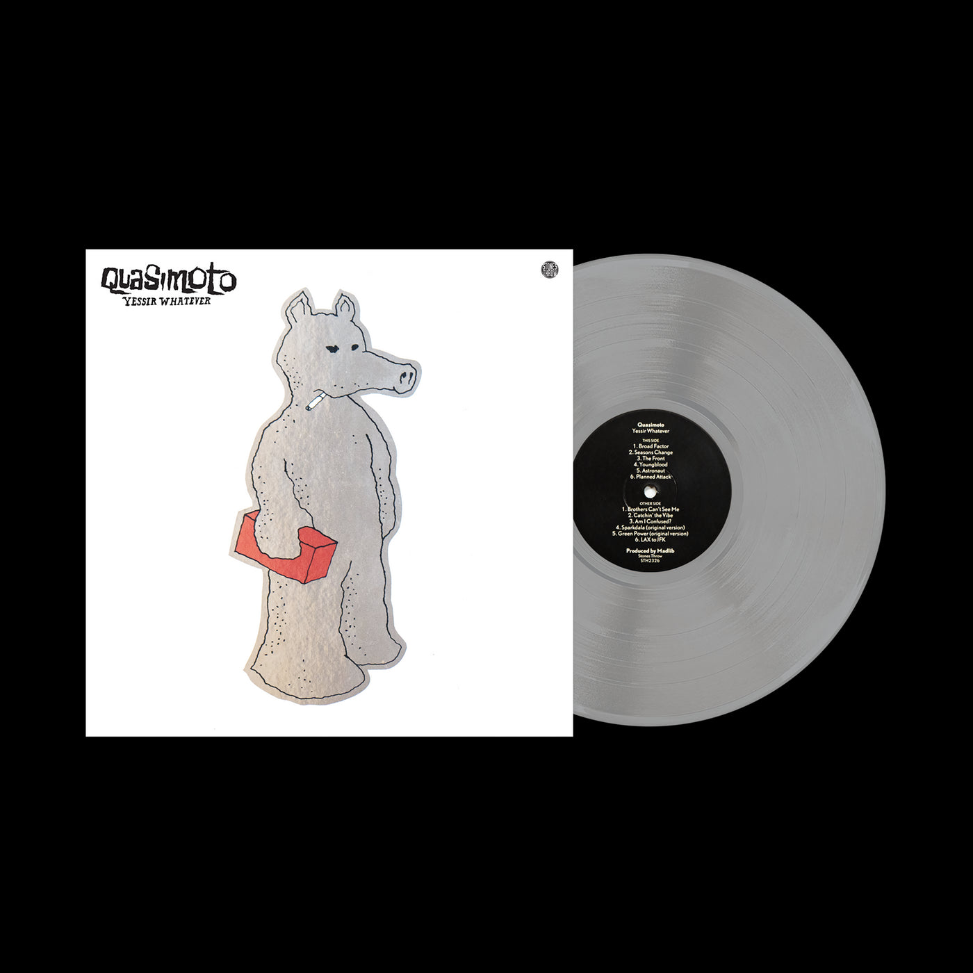 Quasimoto - Yessir Whatever Silver Foil Vinyl LP Reissue