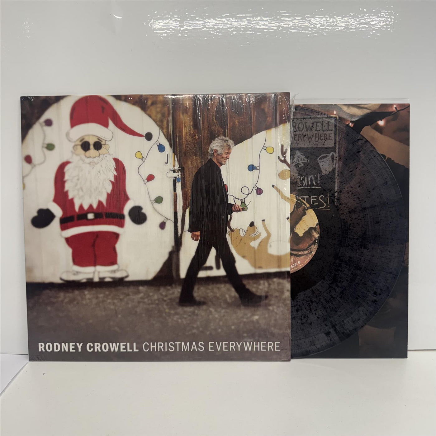 Rodney Crowell - Christmas Everywhere Marbled Coal-coloured Vinyl LP