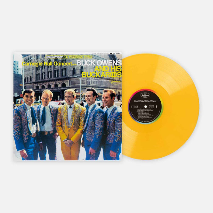 Buck Owens And His Buckaroos - Carnegie Hall Concert Yellow Vinyl LP Reissue