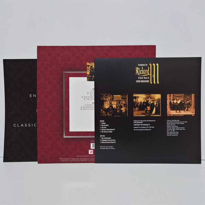 Symphony For Richard III - Ennio Morricone Limited Edition 180G Transparent Vinyl LP