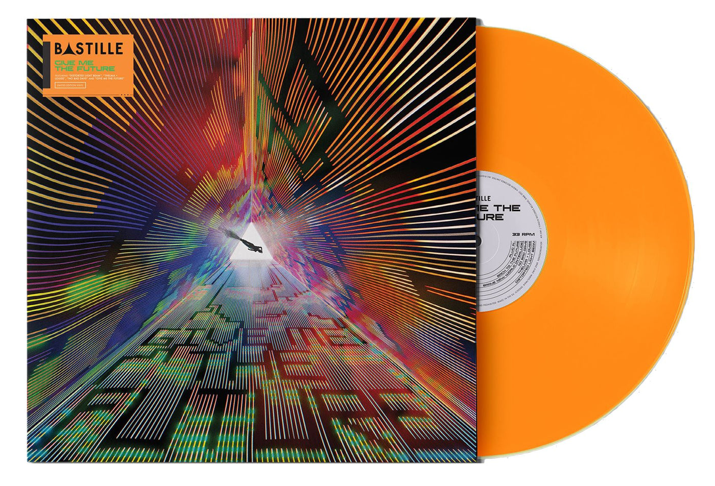 Bastille - Give Me The Future Orange Vinyl LP