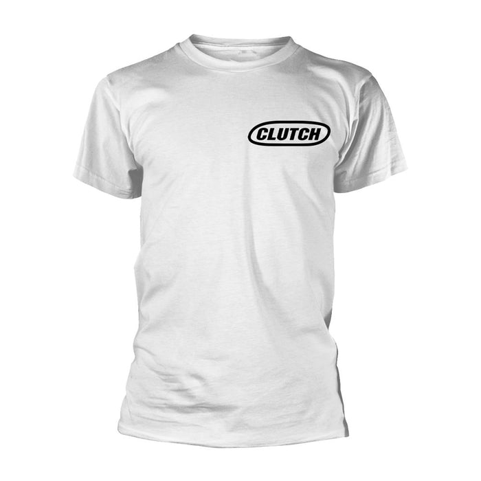 Clutch - Classic Logo (Black/White) T-Shirt