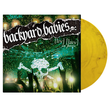 Backyard Babies - Live Live In Paris 20th Anniversary Edition 180G Yellow & Black Vinyl LP Reissue