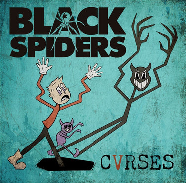 Black Spiders - Cvrses White & Black Vinyl LP
