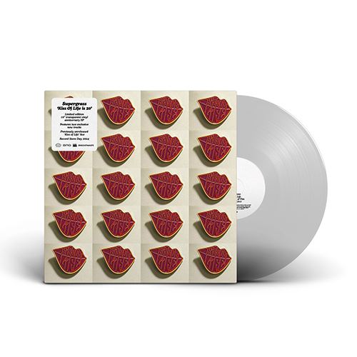 Supergrass - Kiss Of Life Is 20 RSD 2024 10" Transparent Vinyl EP
