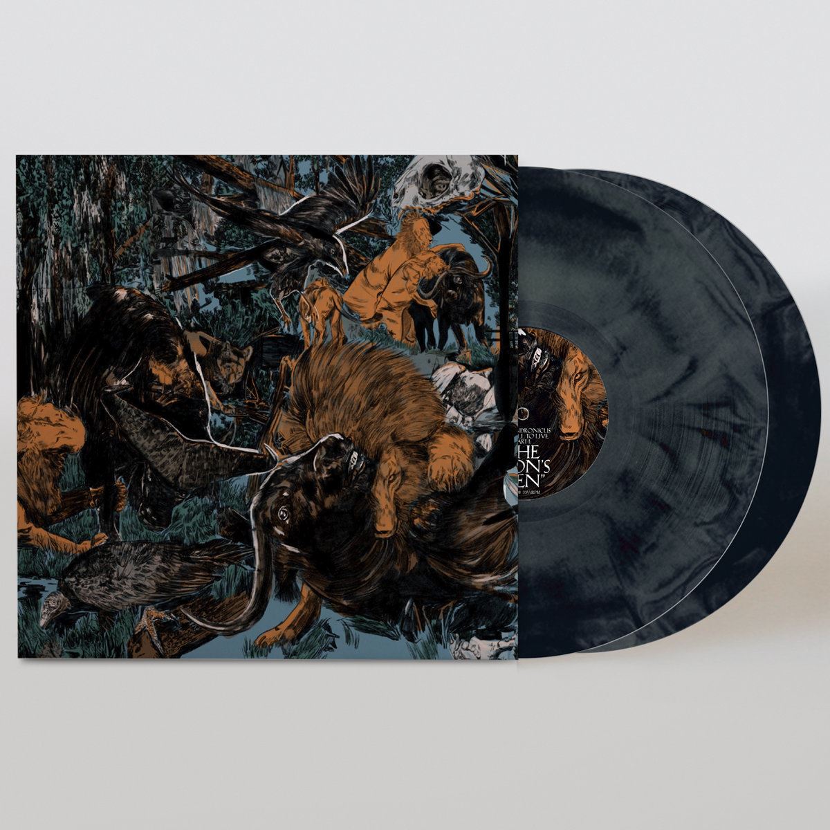 Titus Andronicus - The Will to Live Limited Edition 2x Silver & Black Vinyl LP Etched D Side