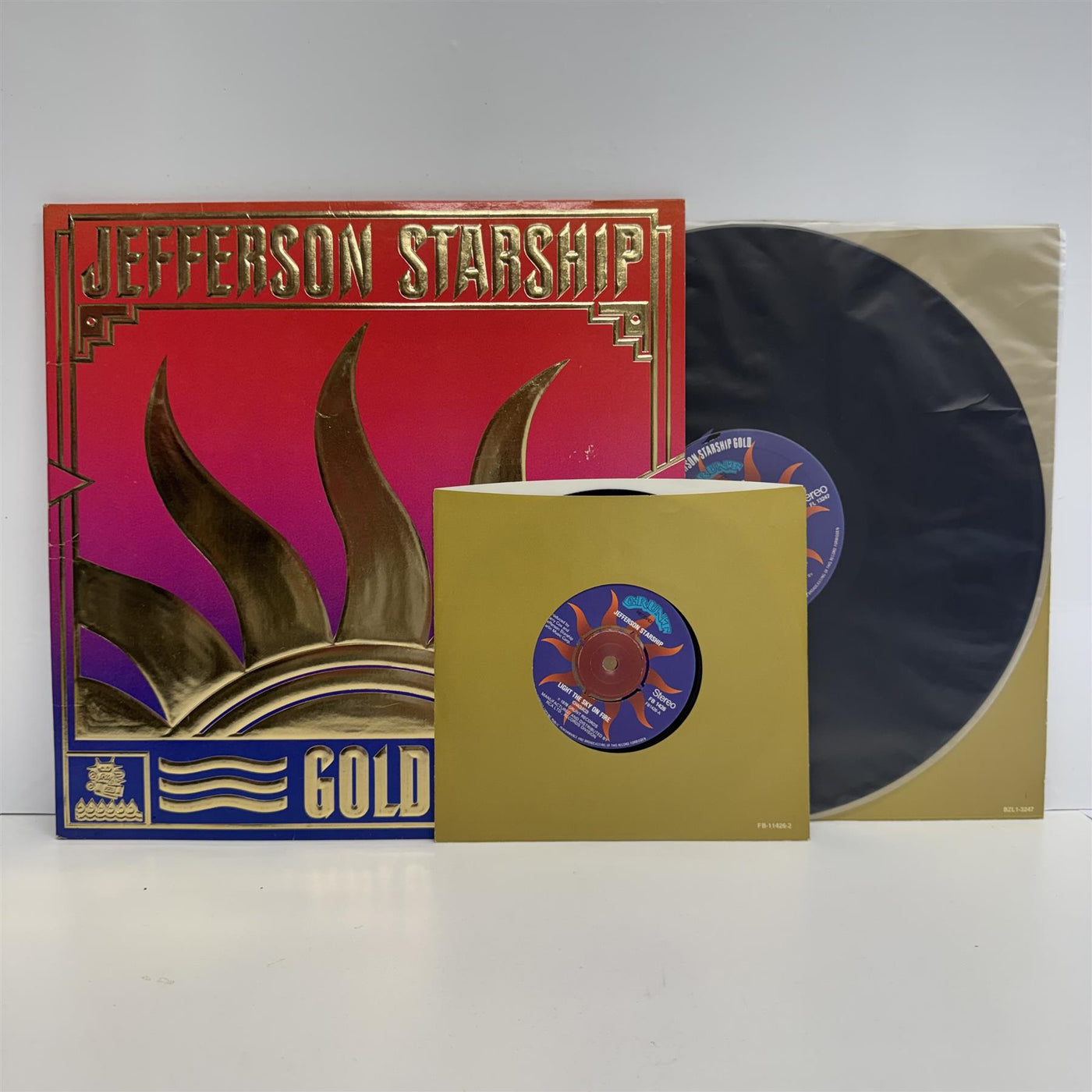 Jefferson Starship - Gold Vinyl LP + 7" Vinyl Single