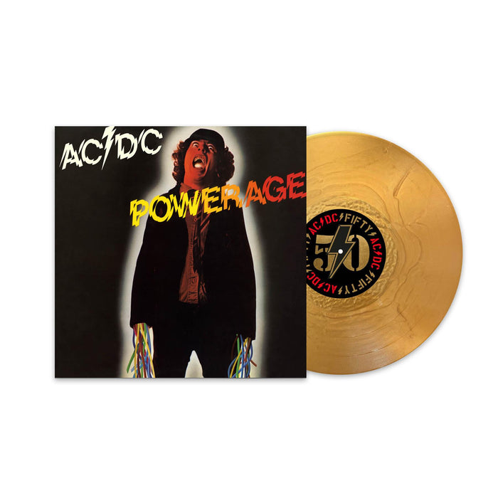 AC/DC - Powerage 50th Anniversary Gold Vinyl LP Reissue
